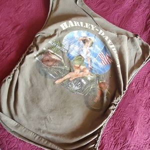 Vintage Sttle Hommade cut Harley Davidson Tee